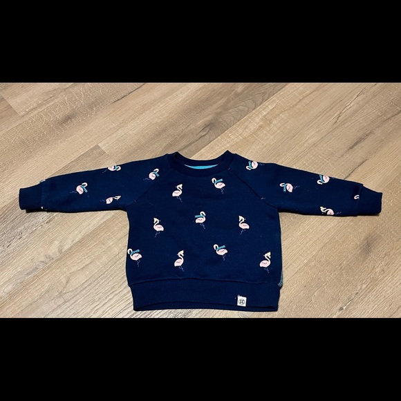 Sovereign Code Los Angeles Designer Unisex Flamingo Sweatshirt -6 Months - Picture 3 of 6